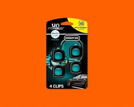 Ambientadores para auto (pack 4 clips)