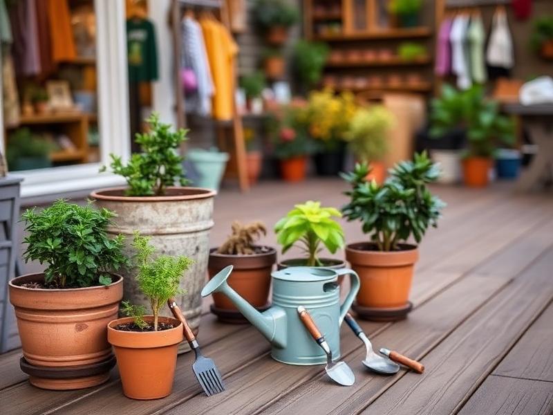 Patio y jardín
